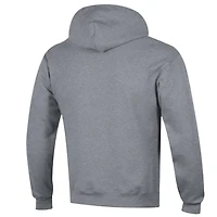 Men's Champion  Gray Dallas Cowboys Powerblend Arch over Logo Hoodie