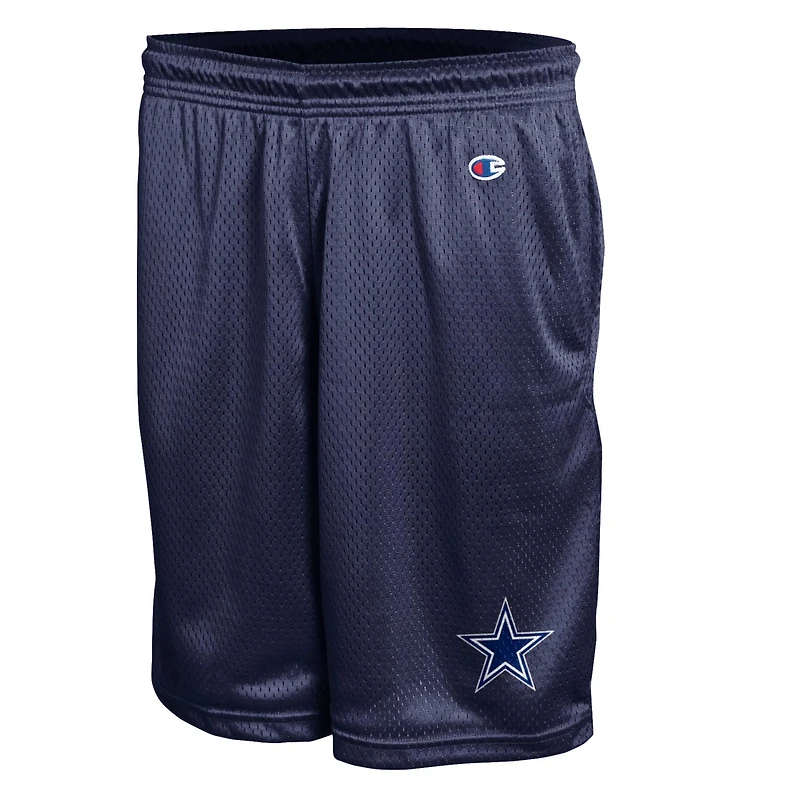 Men's Champion Silver Dallas Cowboys Classic Mesh Shorts