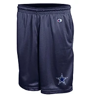 Men's Champion Silver Dallas Cowboys Classic Mesh Shorts