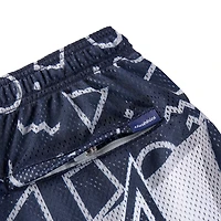 Short Chubbies bleu marine en maille pour homme des Cowboys de Dallas