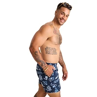 Men's Chubbies Navy Dallas Cowboys The Neon 5.5" Classic Lined Swim Trunks