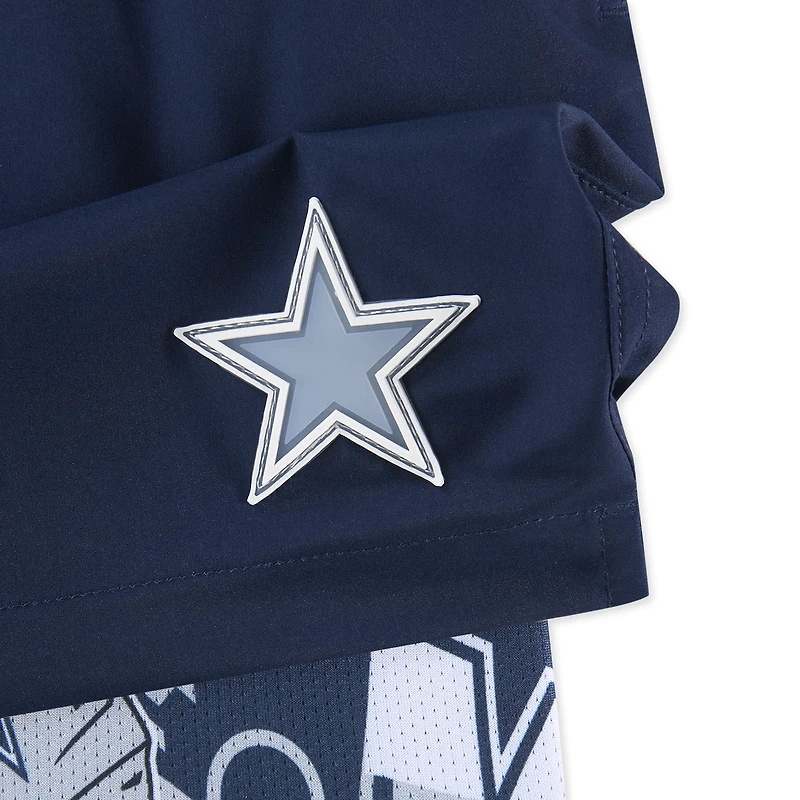 Maillot de bain doublé The Secret pour homme, modèle Chubbies Navy Dallas Cowboys