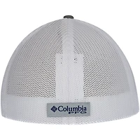 Men's Columbia Gray Dallas Cowboys PFG Fish Flag Flex Hat