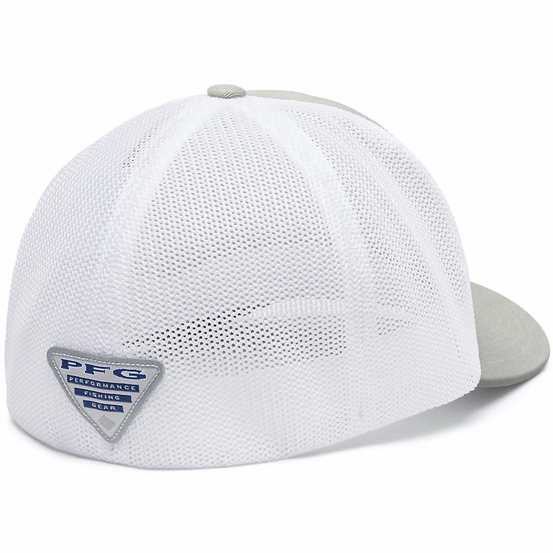 Casquette PFG Mesh Fish Flag Flex des Dallas Cowboys gris Columbia pour homme