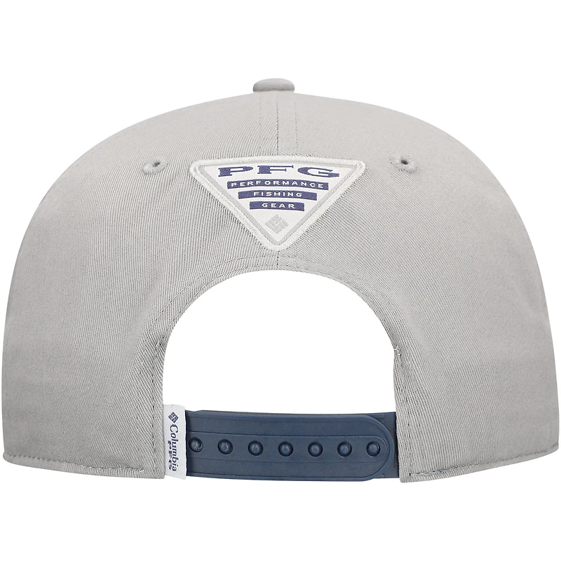Men's Columbia  Gray Dallas Cowboys PHG Back Tack Adjustable Hat