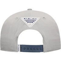 Men's Columbia  Gray Dallas Cowboys PHG Back Tack Adjustable Hat