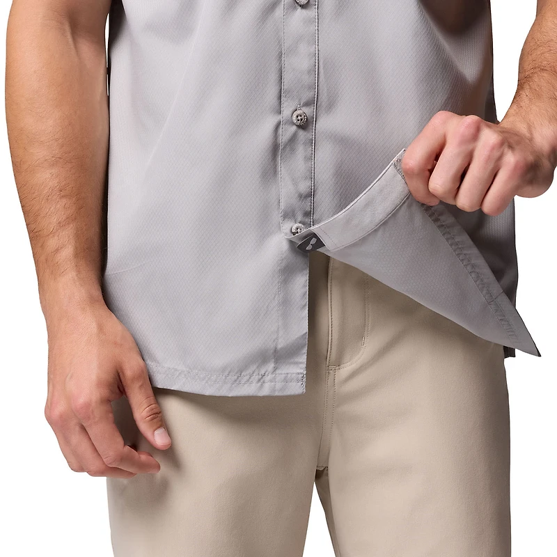 Men's Columbia  Gray Dallas Cowboys Slack Tide Camp Button-Up Shirt