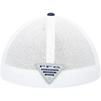 Men's Columbia  Navy/White Dallas Cowboys Mesh Fish Flag Flex Hat