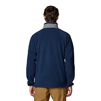 Veste polaire entièrement zippée Flanker IV de Columbia pour homme, bleu marine, Dallas Cowboys, taille grande et