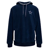 Sweat à capuche en polaire Flanker bleu marine pour homme des Cowboys de Dallas Columbia