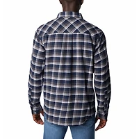 Men's Columbia Navy Dallas Cowboys Flare Gun Flannel Button-Up Shirt