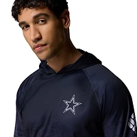 Men's Columbia  Navy Dallas Cowboys Super Terminal Tackle Hoodie