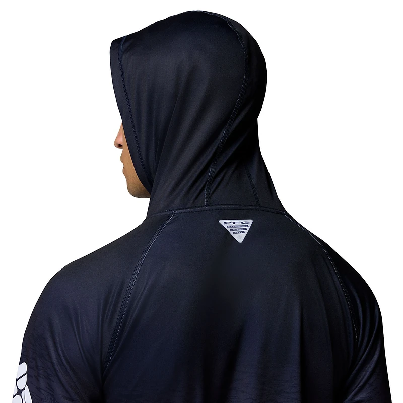 Men's Columbia  Navy Dallas Cowboys Super Terminal Tackle Hoodie
