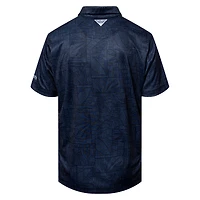 Polo Super Terminal Tackle bleu marine des Cowboys de Dallas Columbia pour homme