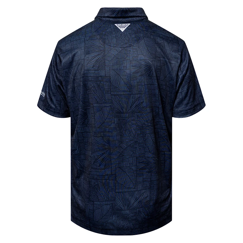 Polo Super Terminal Tackle bleu marine des Cowboys de Dallas Columbia pour homme