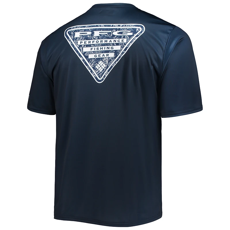 T-shirt Columbia Navy Dallas Cowboys Terminal Tackle Omni-Shade pour hommes