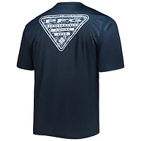 T-shirt Columbia Navy Dallas Cowboys Terminal Tackle Omni-Shade pour hommes