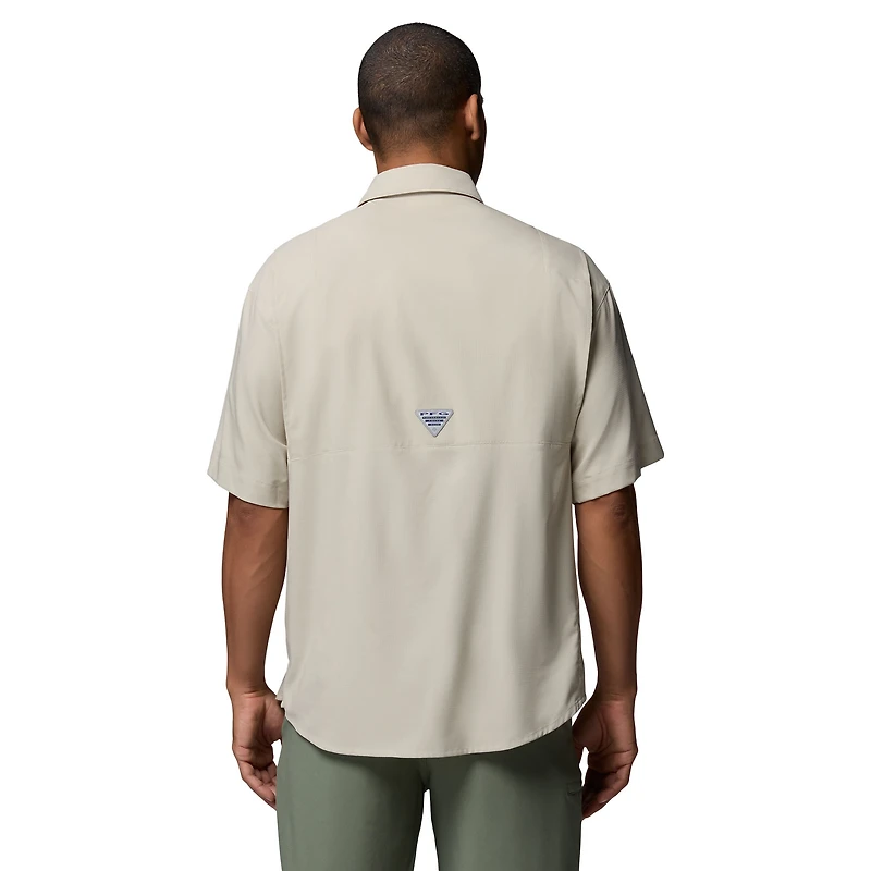 Men's Columbia  Tan Dallas Cowboys Tamiami Omni-Shade Button-Down Shirt