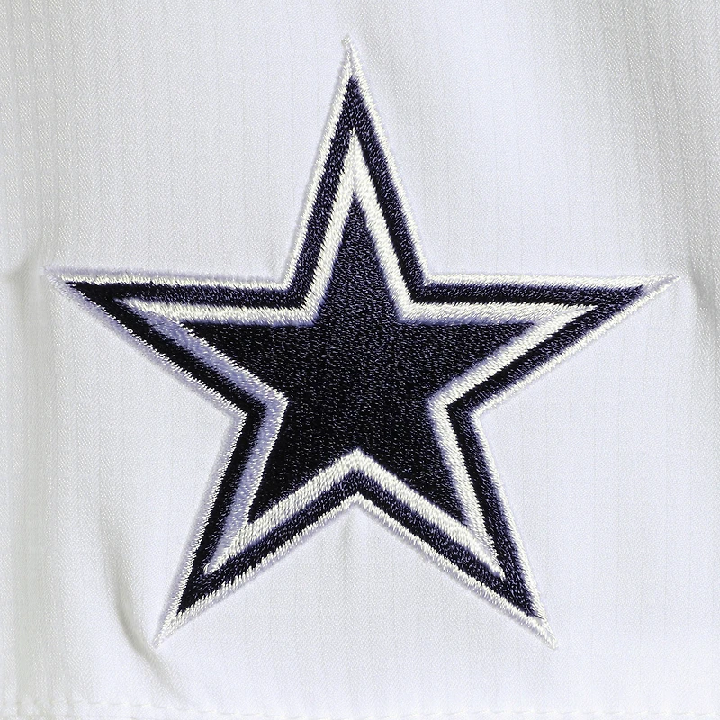 Men's Columbia White Dallas Cowboys Big & Tall Tamiami Woven Button-Down Shirt