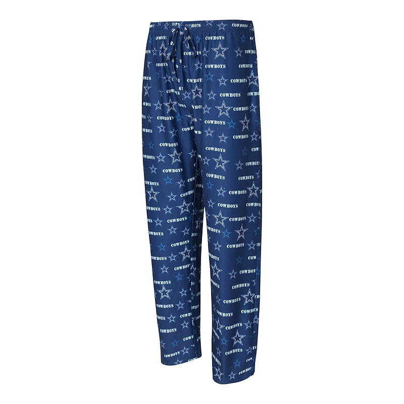 Pantalon Concepts Sport bleu marine à imprimé mosaïque des Cowboys de Dallas pour homme