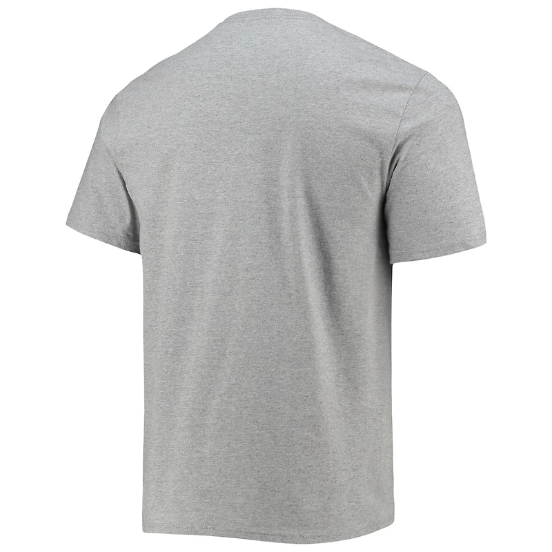 T-shirt avec nom et numéro Dallas Cowboys Dak Prescott gris chiné pour homme