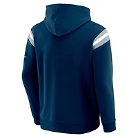 Sweat à capuche délavé pour homme de la collection Darius Rucker par Fanatics, bleu marine, motif football Dallas Cowboys