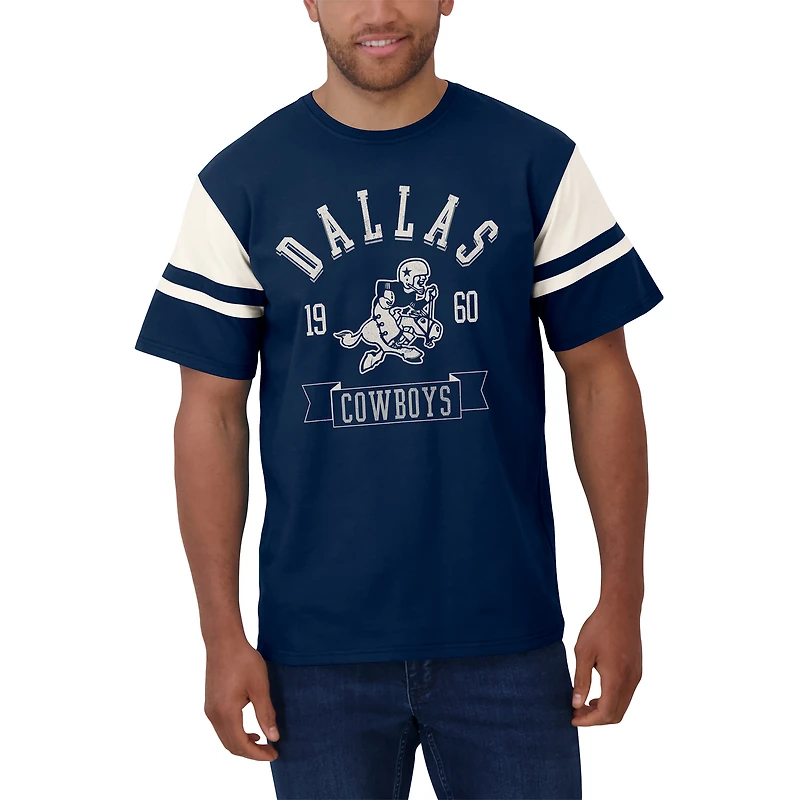 Men's Darius Rucker Collection by Fanatics  Navy Dallas Cowboys Throwback T-Shirt