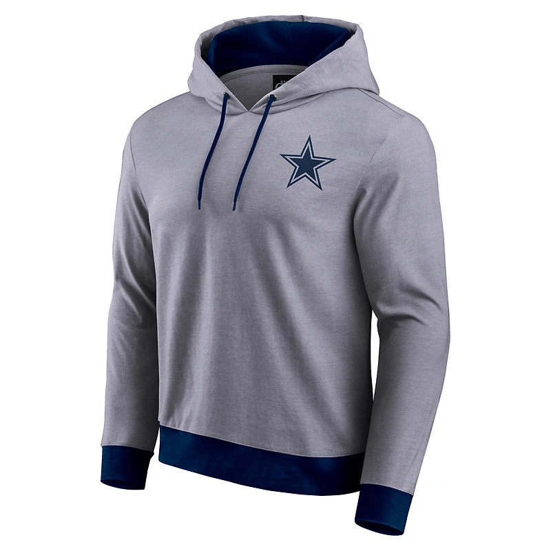 Sweat à capuche en tricot ton sur pour homme de la collection Darius Rucker Fanatics, bleu marine, Dallas Cowboys