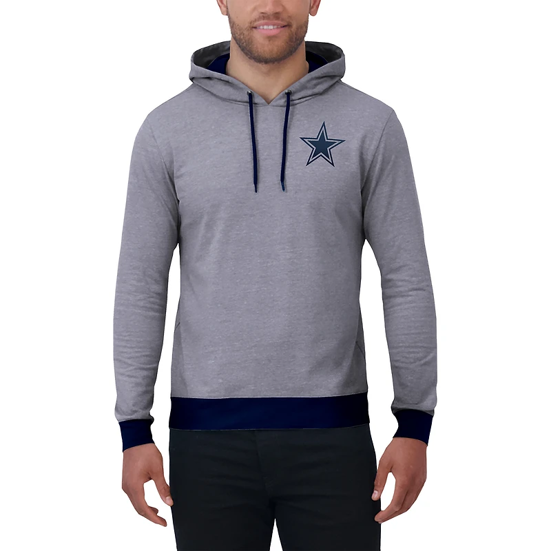 Sweat à capuche en tricot ton sur pour homme de la collection Darius Rucker Fanatics, bleu marine, Dallas Cowboys