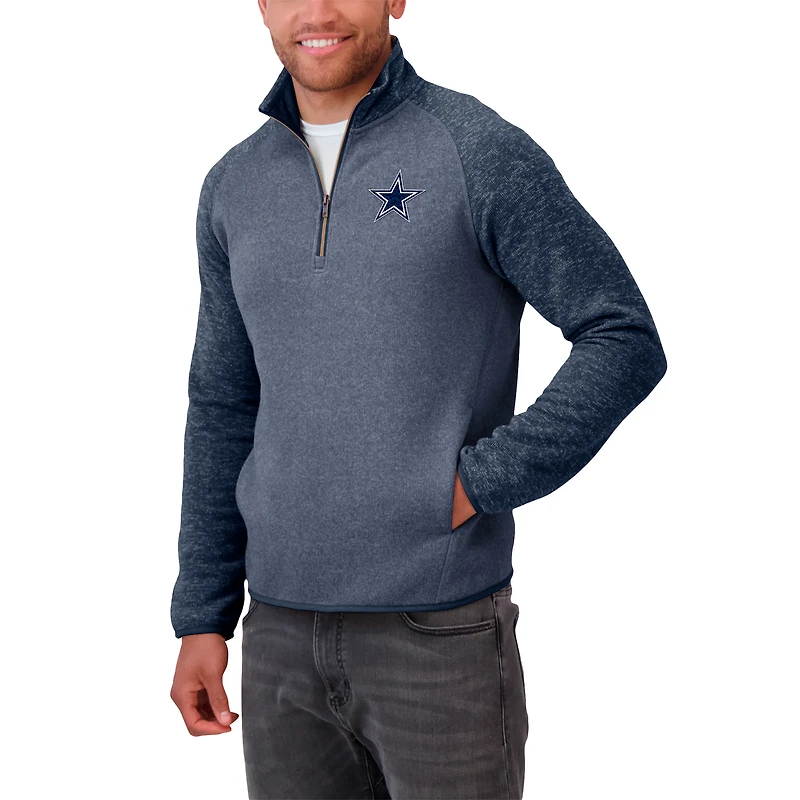 Veste zippée ton sur Dallas Cowboys pour homme de la collection Darius Rucker Fanatics, bleu marine
