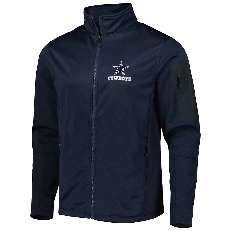 Dunbrooke Heather Navy Dallas Cowboys Freestyle Veste Tech Fleece Full-Zip enduite pour homme
