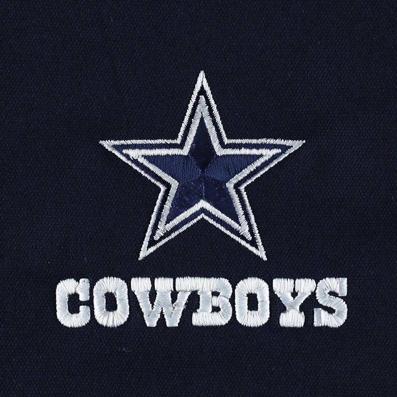 Dunbrooke Navy Dallas Cowboys Journey Workwear Veste à fermeture éclair intégrale pour homme