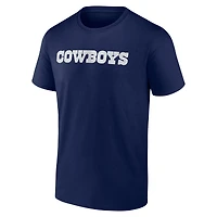 Men's Fanatics Navy Dallas Cowboys #1 Dad Jersey T-Shirt