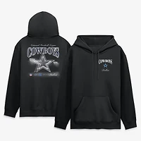 Men's Fanatics  Black Dallas Cowboys Back Logo Fleece Hoodie