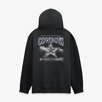 Men's Fanatics  Black Dallas Cowboys Back Logo Fleece Hoodie