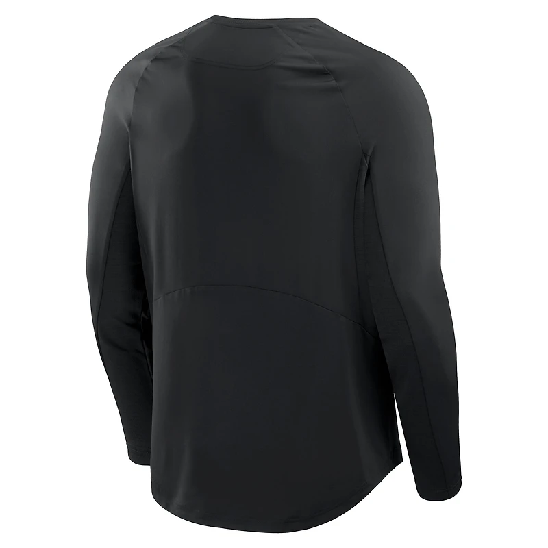 Men's Fanatics Black Dallas Cowboys Big & Tall Coverage Scheme Long Sleeve T-Shirt