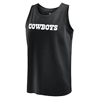 Men's Fanatics Black Dallas Cowboys Elements Tank Top
