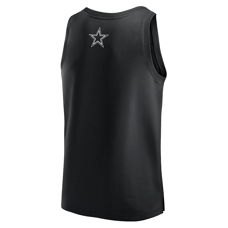 Men's Fanatics Black Dallas Cowboys Elements Tank Top
