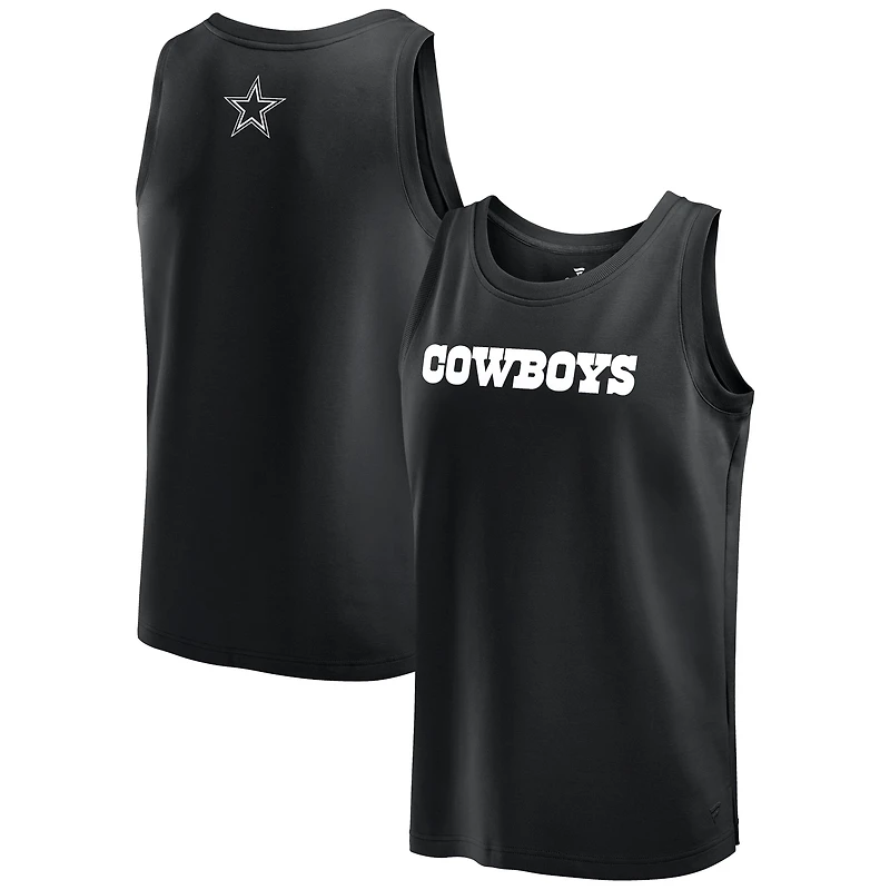 Men's Fanatics Light Blue Dallas Cowboys Elements Tank Top