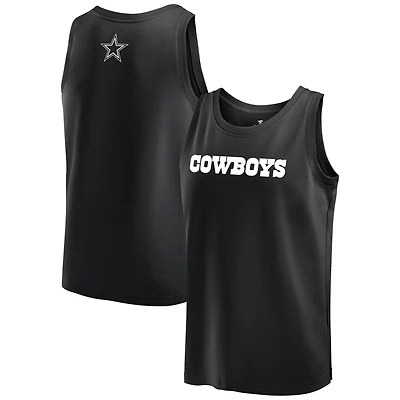 Men's Fanatics Light Blue Dallas Cowboys Elements Tank Top