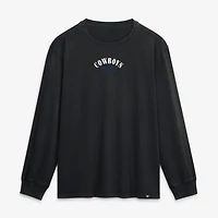 Men's Fanatics Black Dallas Cowboys Fullback Drive Relaxed Fit Long Sleeve T-Shirt
