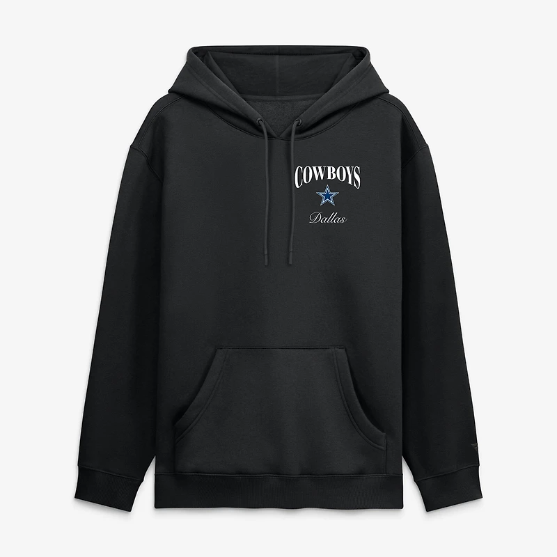 Men's Fanatics Black Dallas Cowboys Nightfall Long Sleeve Fleece Hoodie