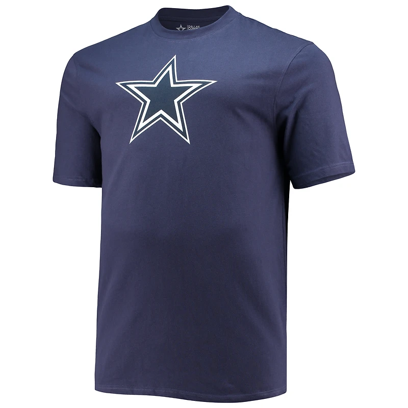 T-shirt avec nom et numéro de joueur Fanatics CeeDee Lamb Navy Dallas Cowboys pour hommes