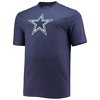 T-shirt avec nom et numéro de joueur Fanatics CeeDee Lamb Navy Dallas Cowboys pour hommes