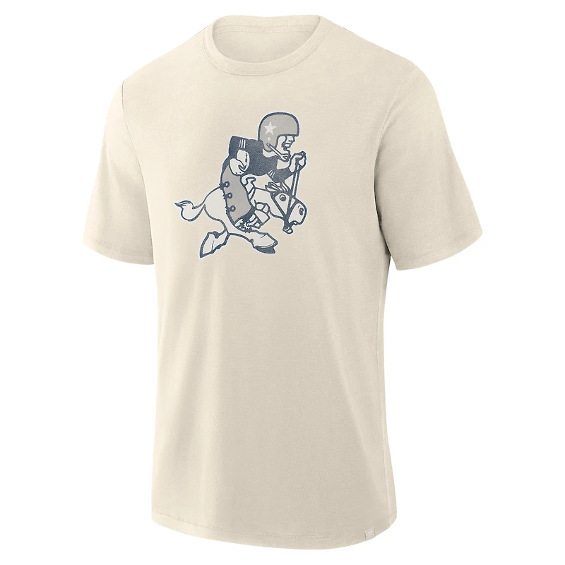 Men's Fanatics Cream Dallas Cowboys Slub T-Shirt