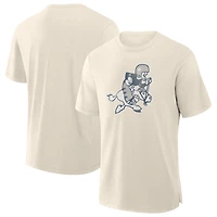 Men's Fanatics  Cream Dallas Cowboys Slub T-Shirt