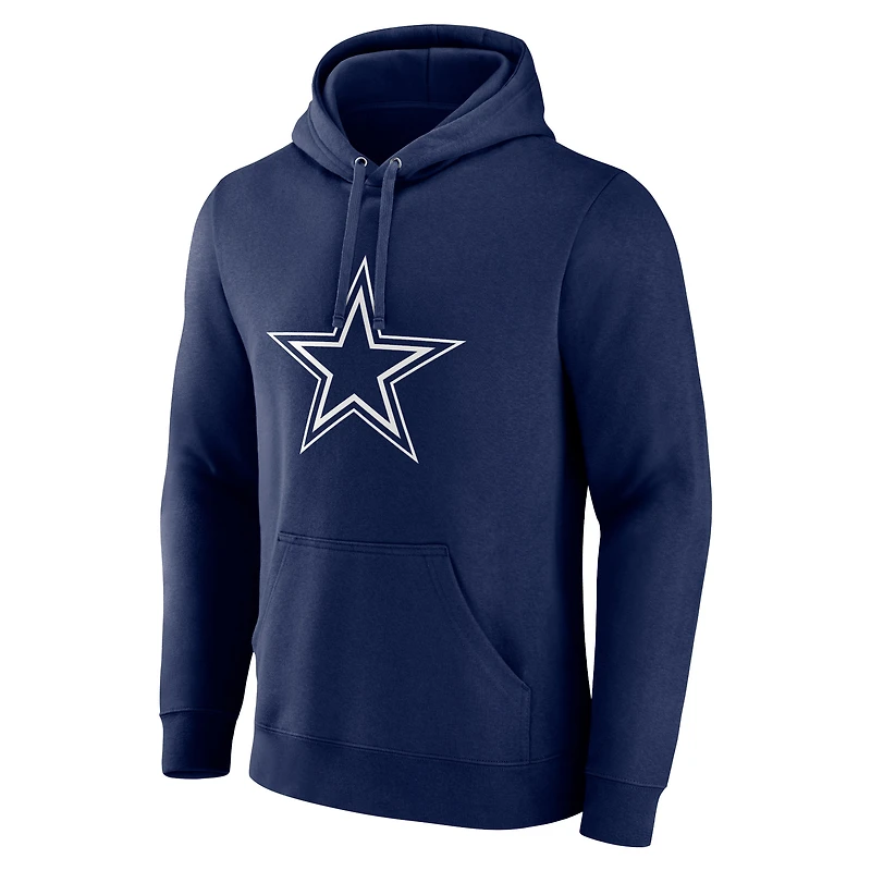 Fanatics pour hommes Dak Prescott Navy Dallas Cowboys Player Icon Name & Number Pull à capuche