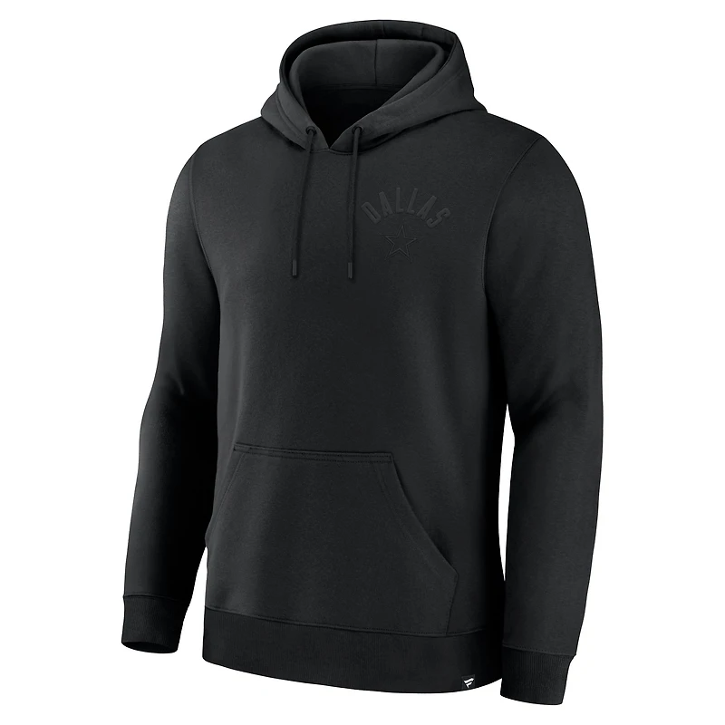 Men's Fanatics Dallas Cowboys Black Out Hoodie
