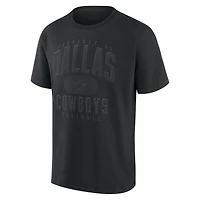 Men's Fanatics Dallas Cowboys Blackout Heavyweight T-Shirt