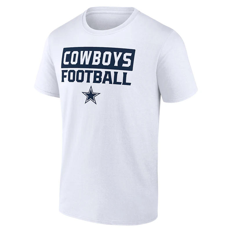 Pack combiné de t-shirts Fanatics Dallas Cowboys Serve pour hommes
